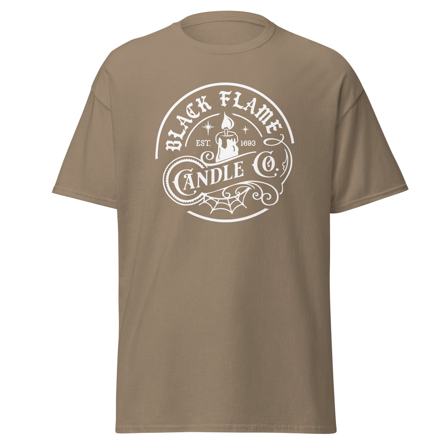 Unisex Short Sleeve Tee Black Flame Candle Co