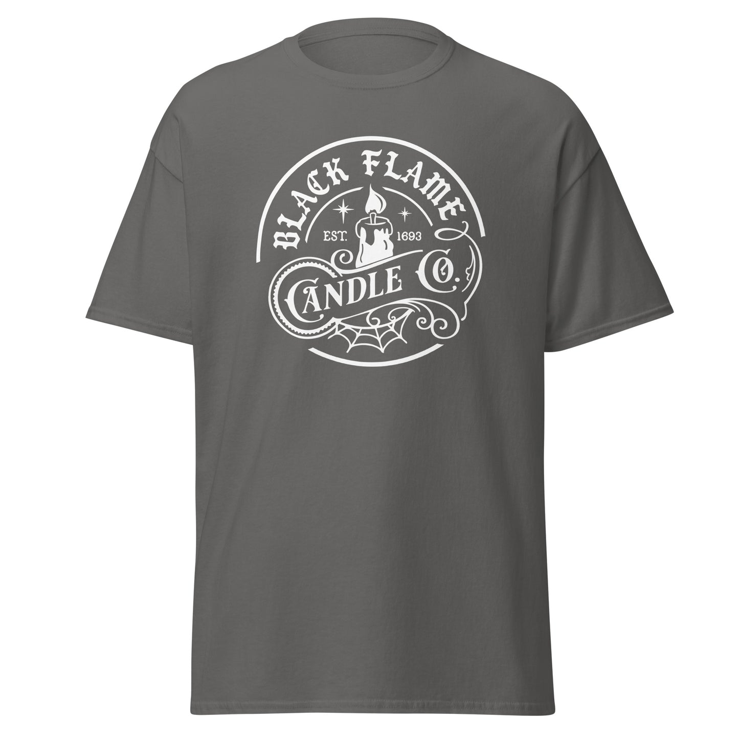 Unisex Short Sleeve Tee Black Flame Candle Co