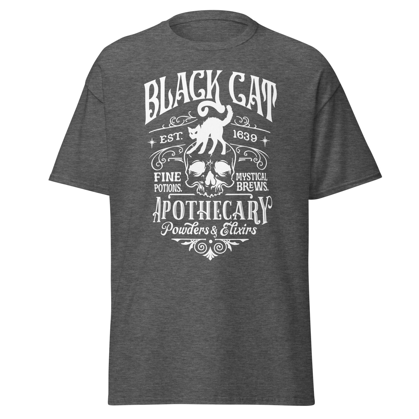 Unisex Short Sleeve Tee Black Cat Apothecary