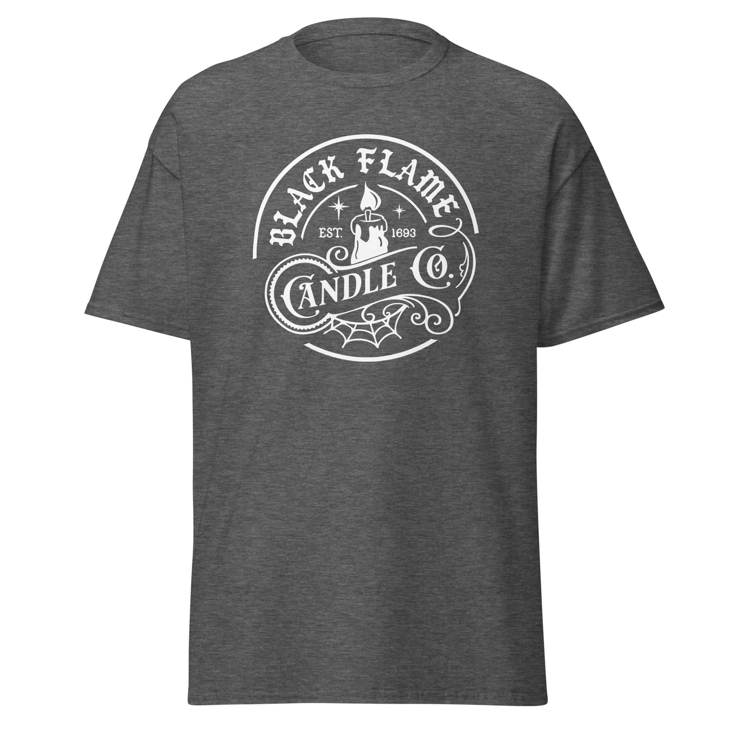 Unisex Short Sleeve Tee Black Flame Candle Co