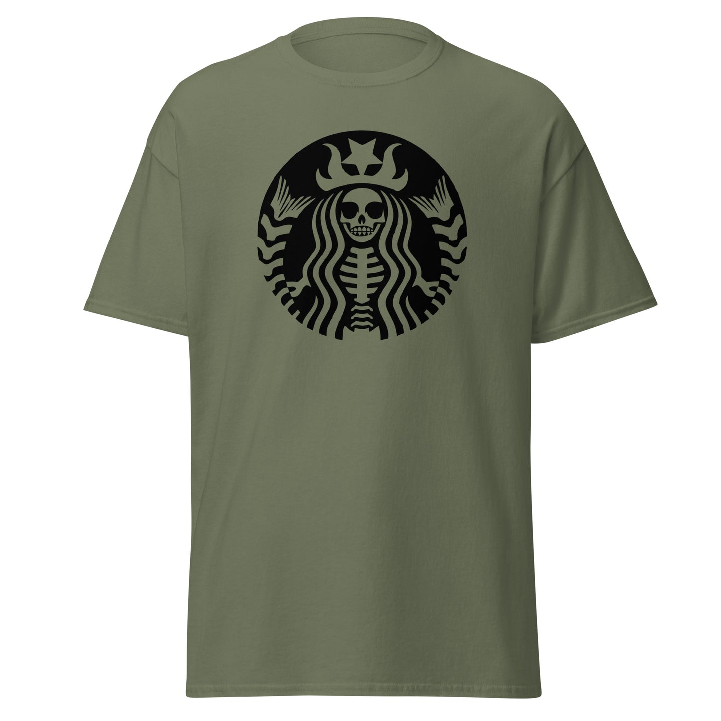 Unisex Short Sleeve Tee Starbux Skeleton