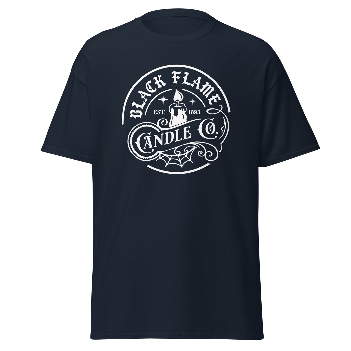 Unisex Short Sleeve Tee Black Flame Candle Co
