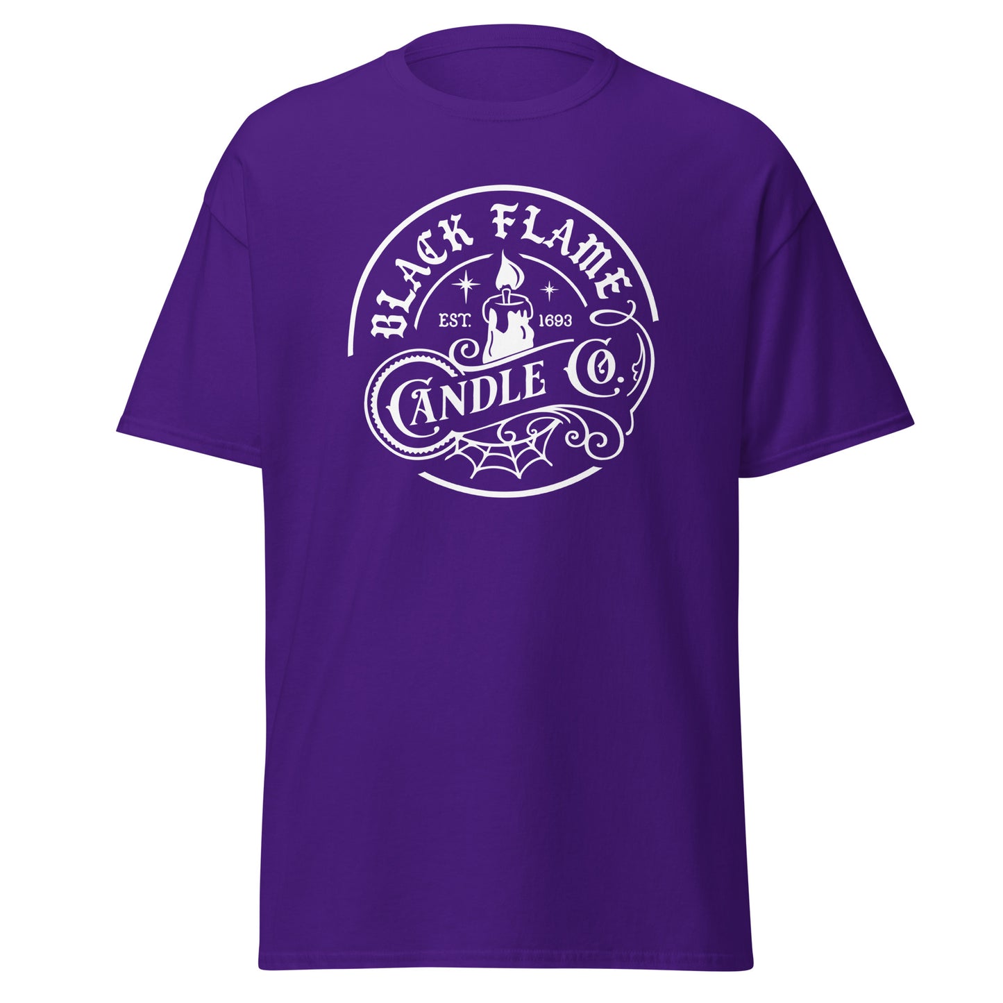 Unisex Short Sleeve Tee Black Flame Candle Co