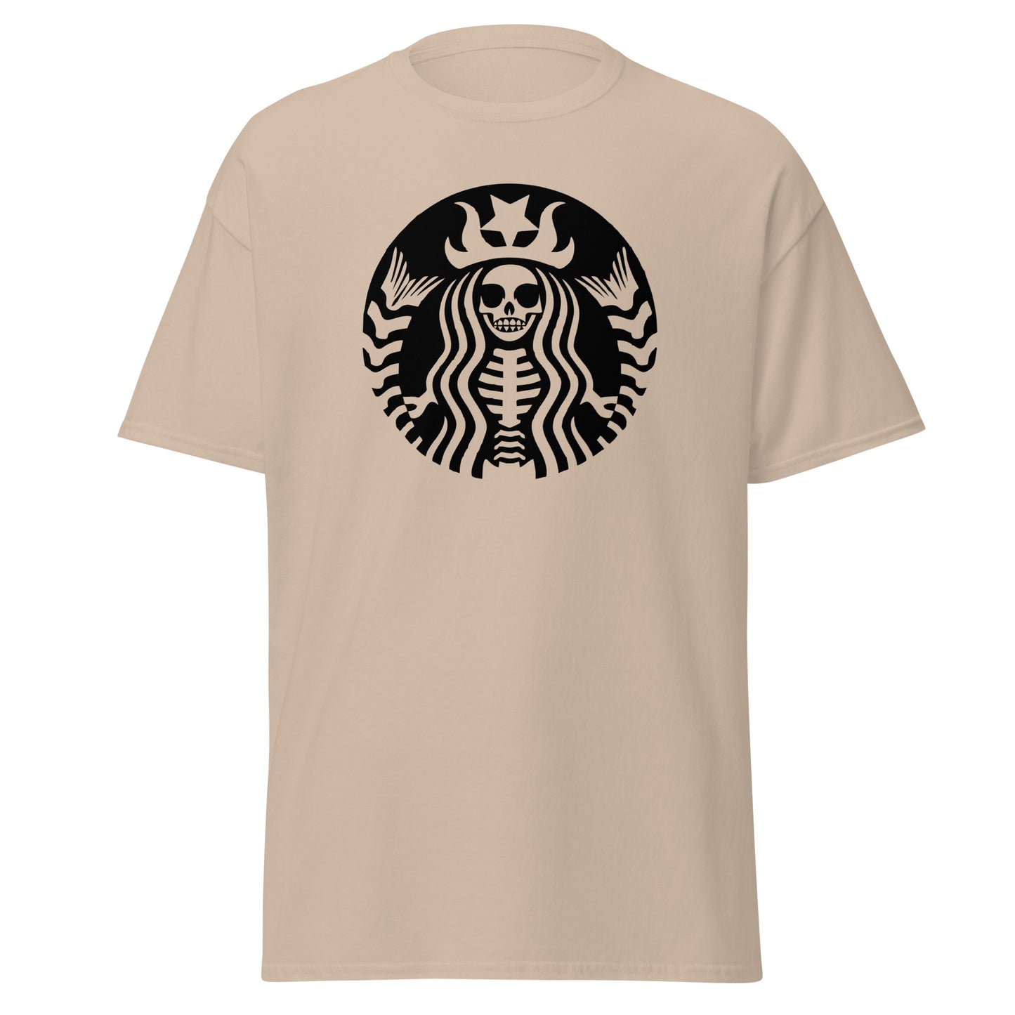 Unisex Short Sleeve Tee Starbux Skeleton