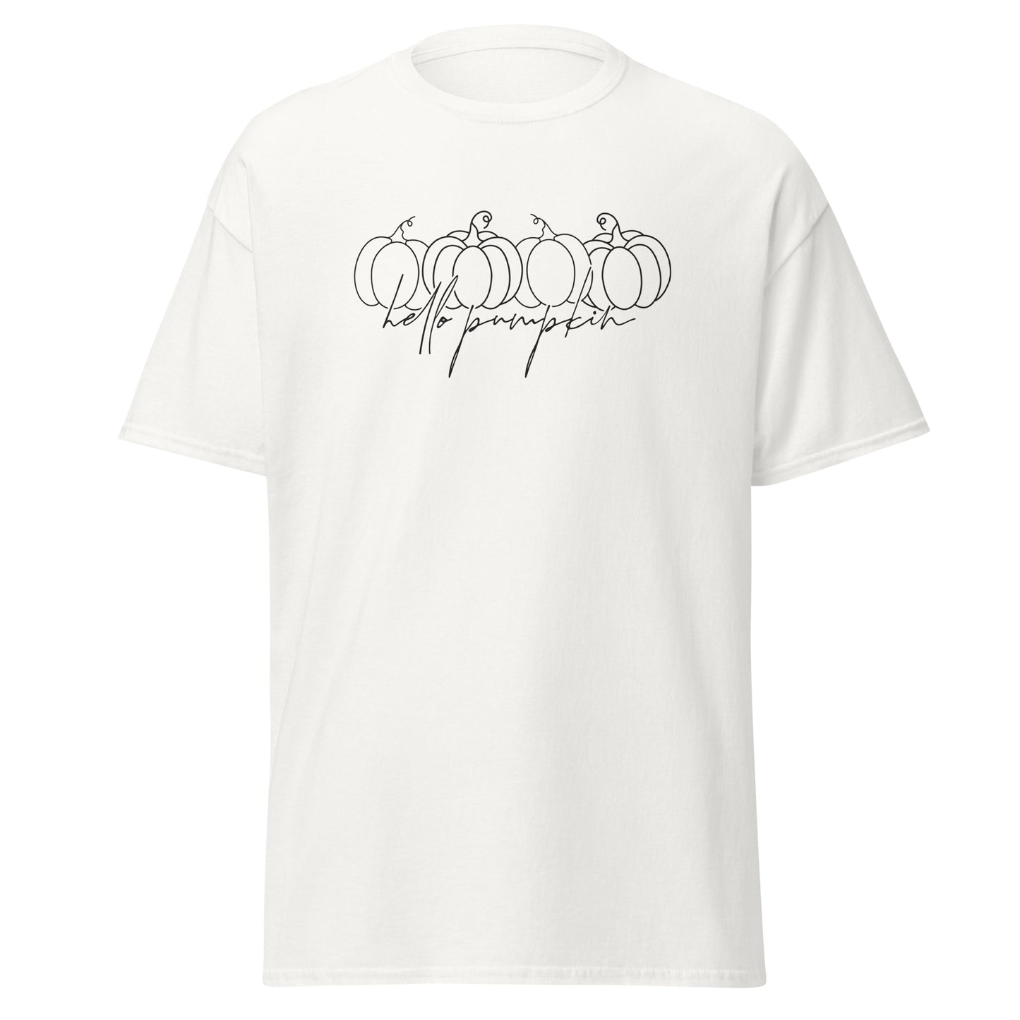 Unisex Short Sleeve Tee Hello Pumpkin