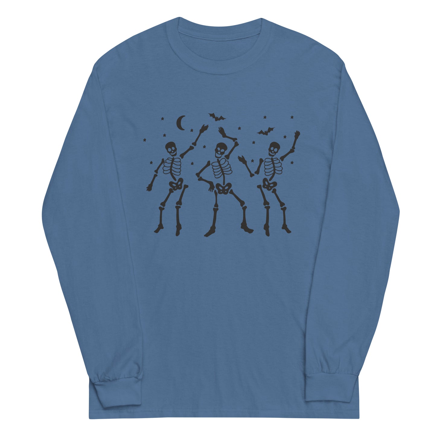 Unisex Long Sleeve Tee Dancing Skeletons