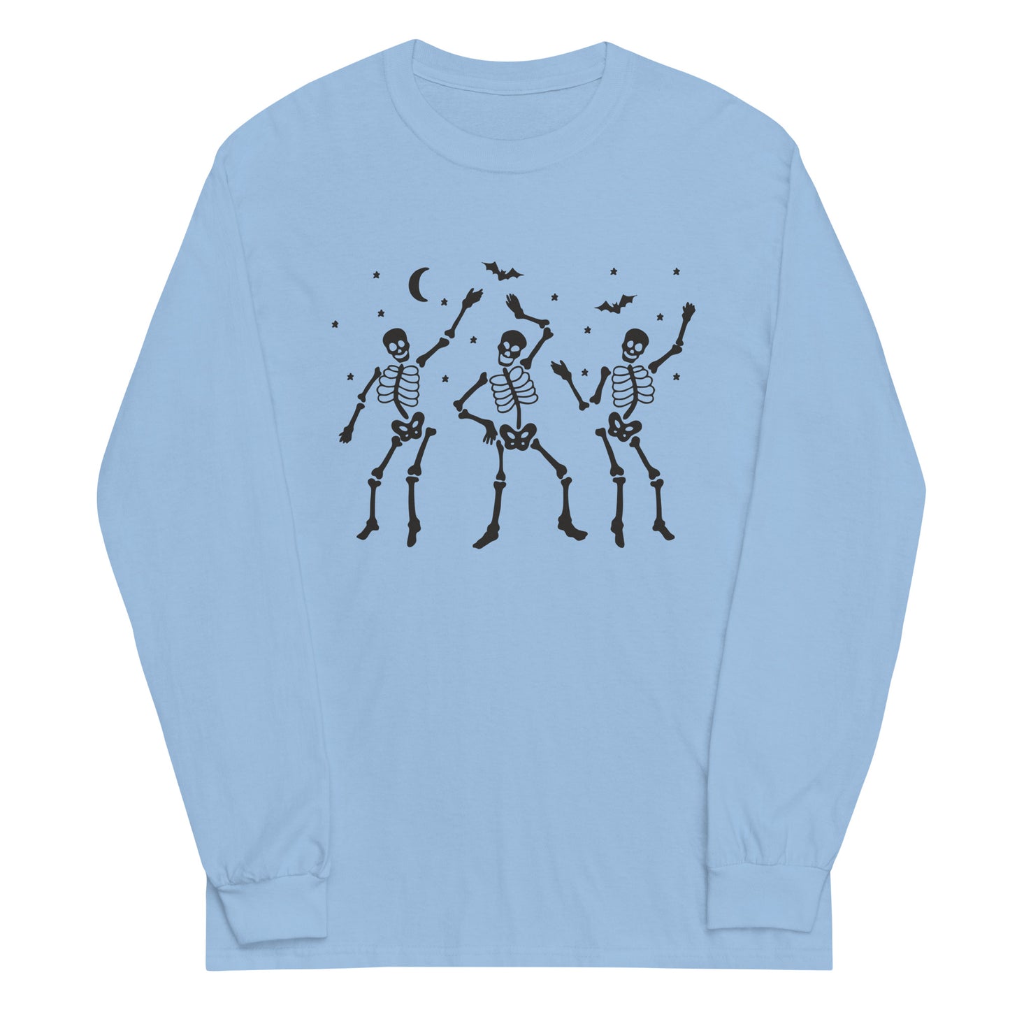 Unisex Long Sleeve Tee Dancing Skeletons