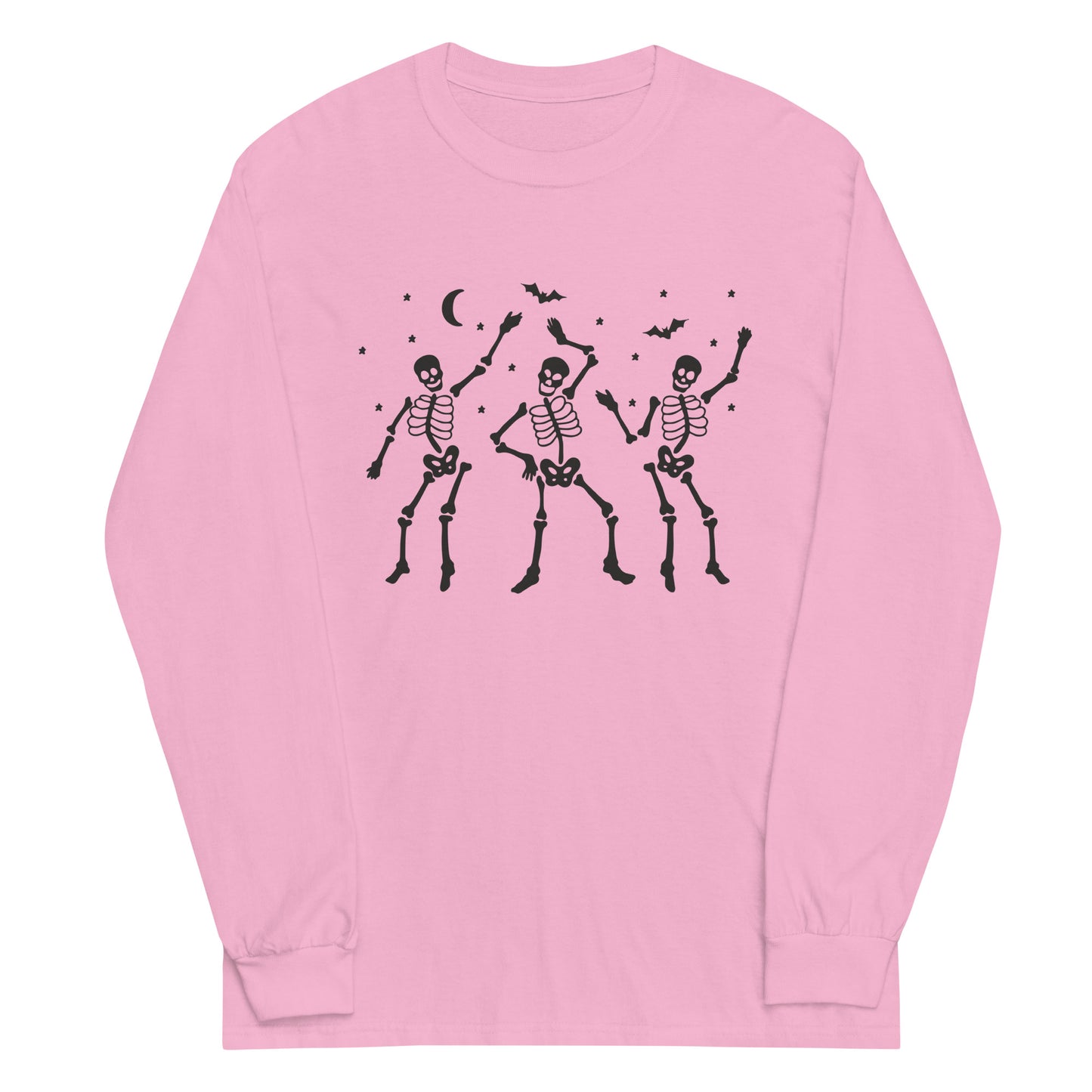 Unisex Long Sleeve Tee Dancing Skeletons