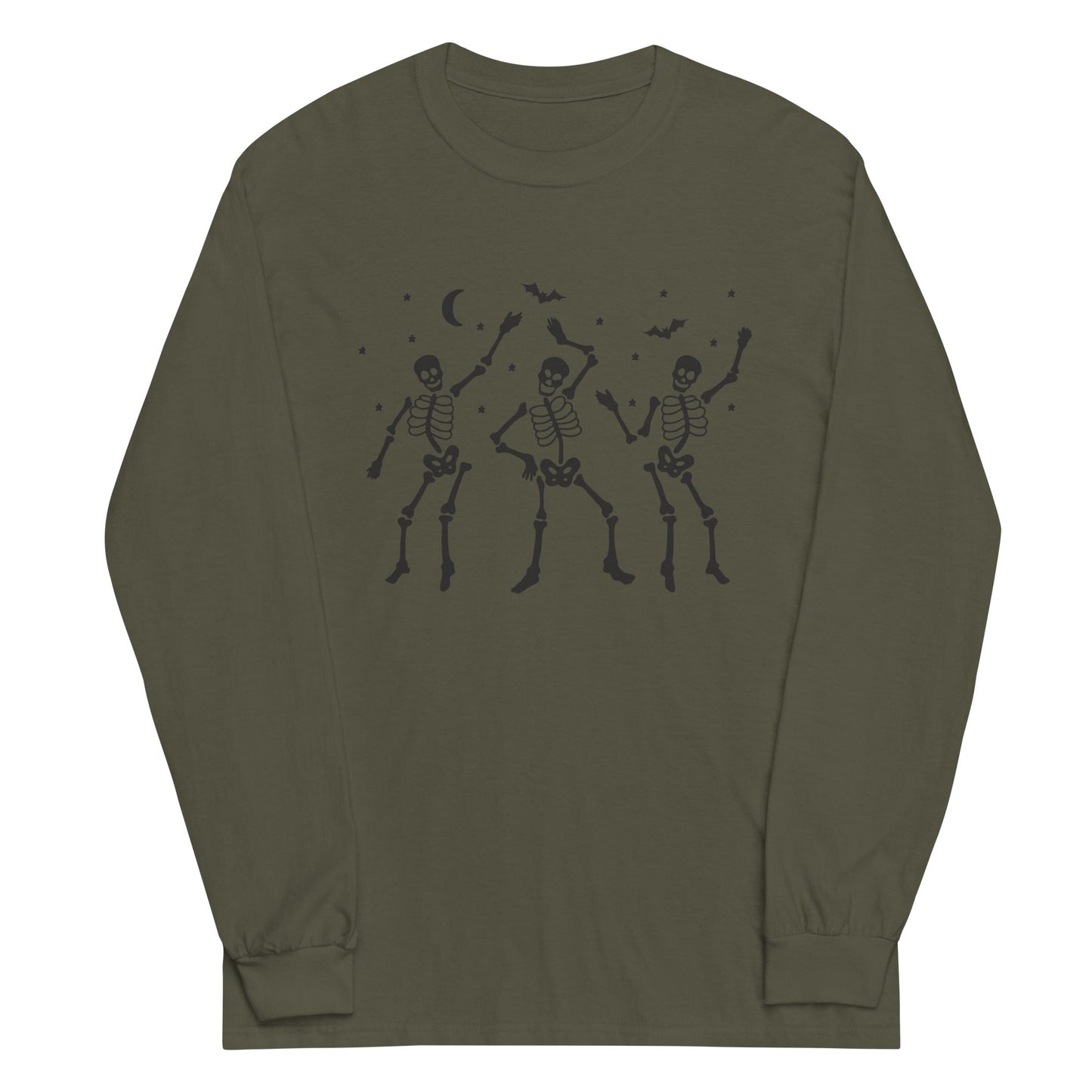 Unisex Long Sleeve Tee Dancing Skeletons