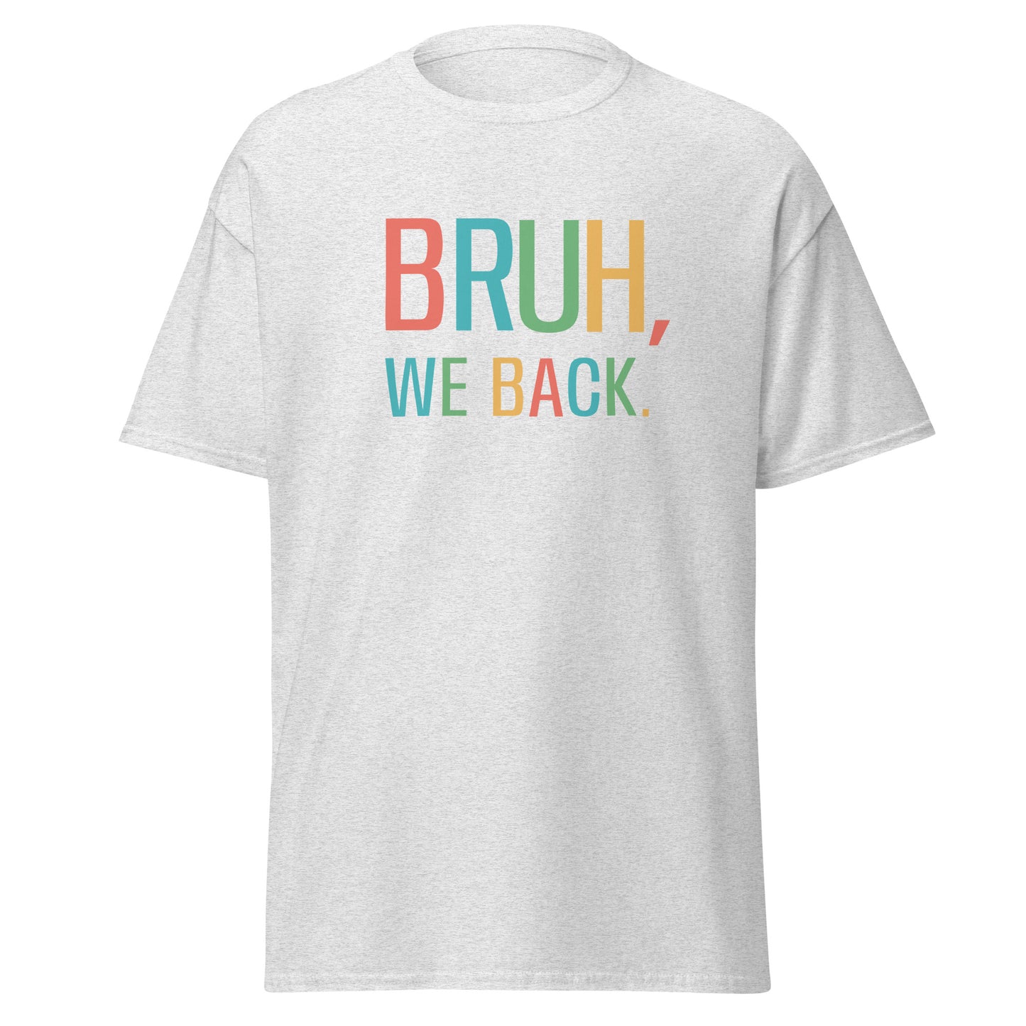 Unisex Short Sleeve Tee Bruh We Back