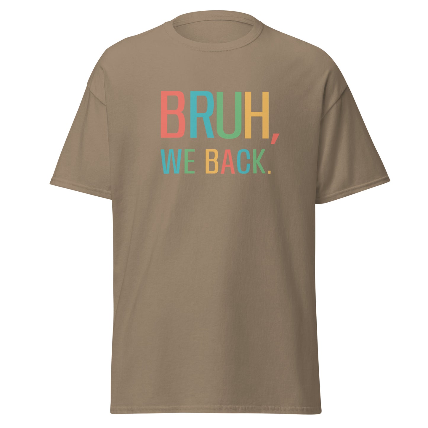 Unisex Short Sleeve Tee Bruh We Back