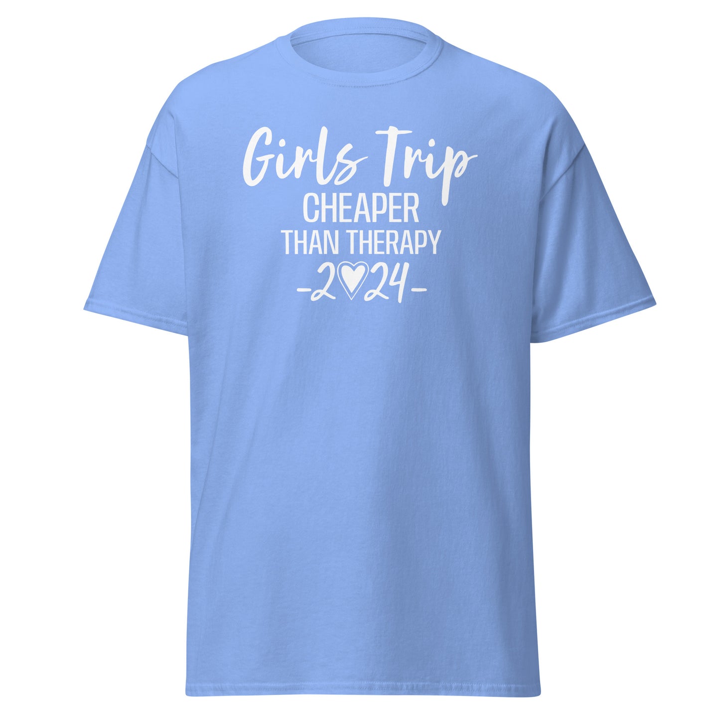 Unisex Short Sleeve Tee Girls Trip Cheaper Than Therapy 2024