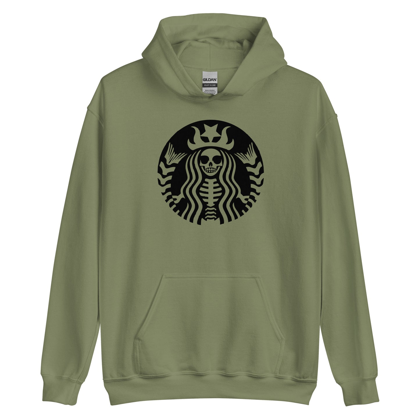 Unisex Hoodie Starbux Skeleton