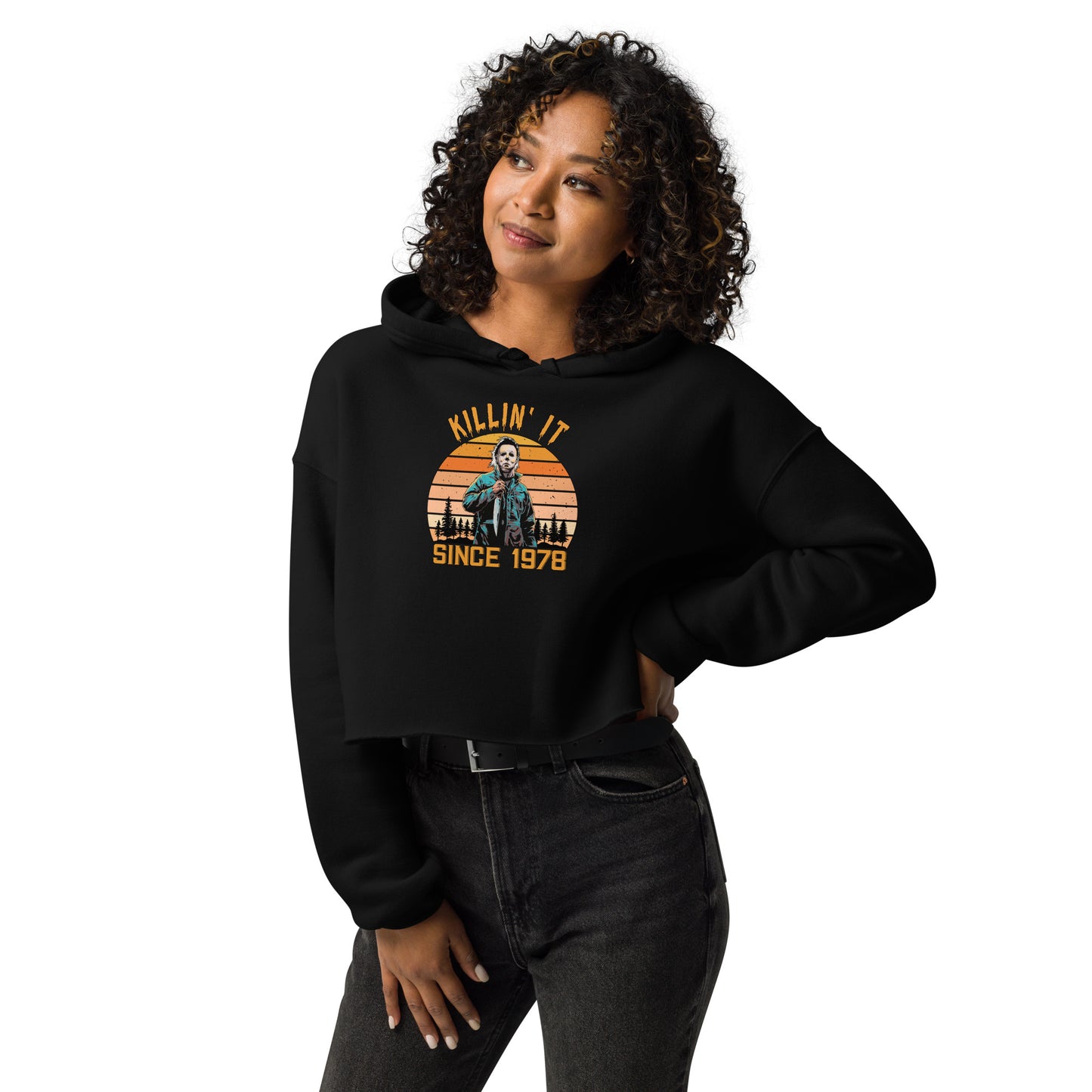 Women's Crop Hoodie Killin' It Michael