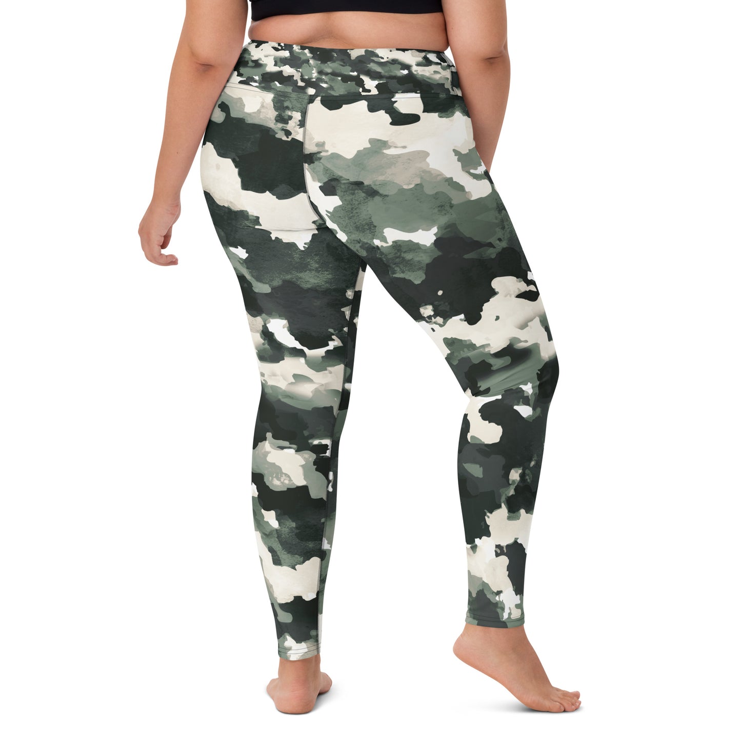 Women's Yoga Leggings Soft Camo