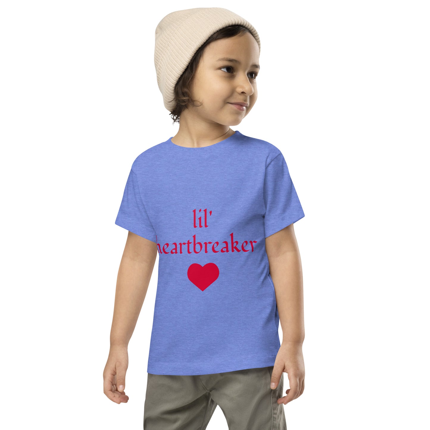 Toddler Short Sleeve Bella+Canvas Tee Lil' Heartbreaker