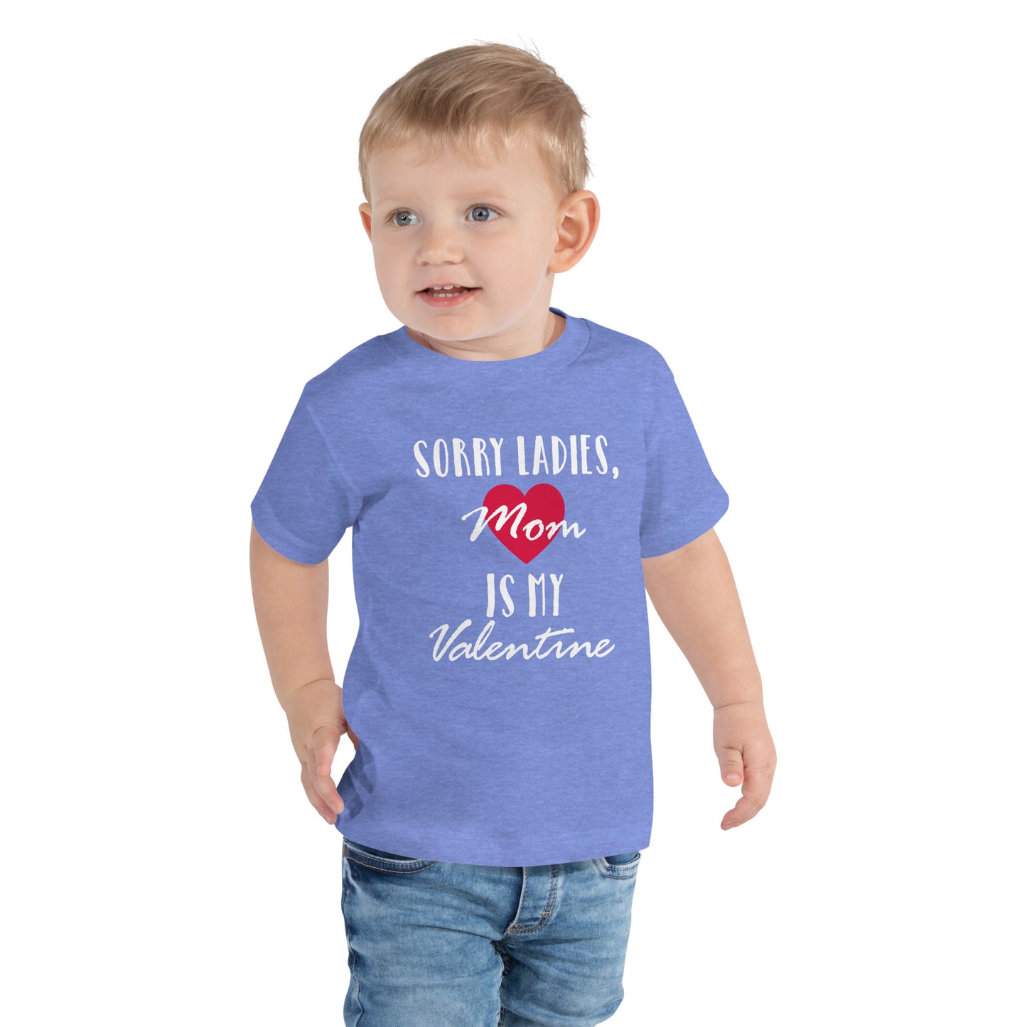 Toddler Short Sleeve Bella+Canvas Tee Sorry Ladies