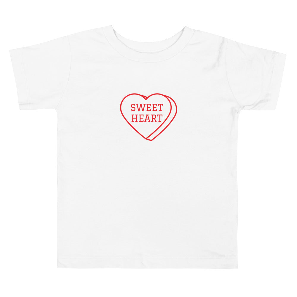 Toddler Short Sleeve Bella+Canvas Tee Sweet Heart
