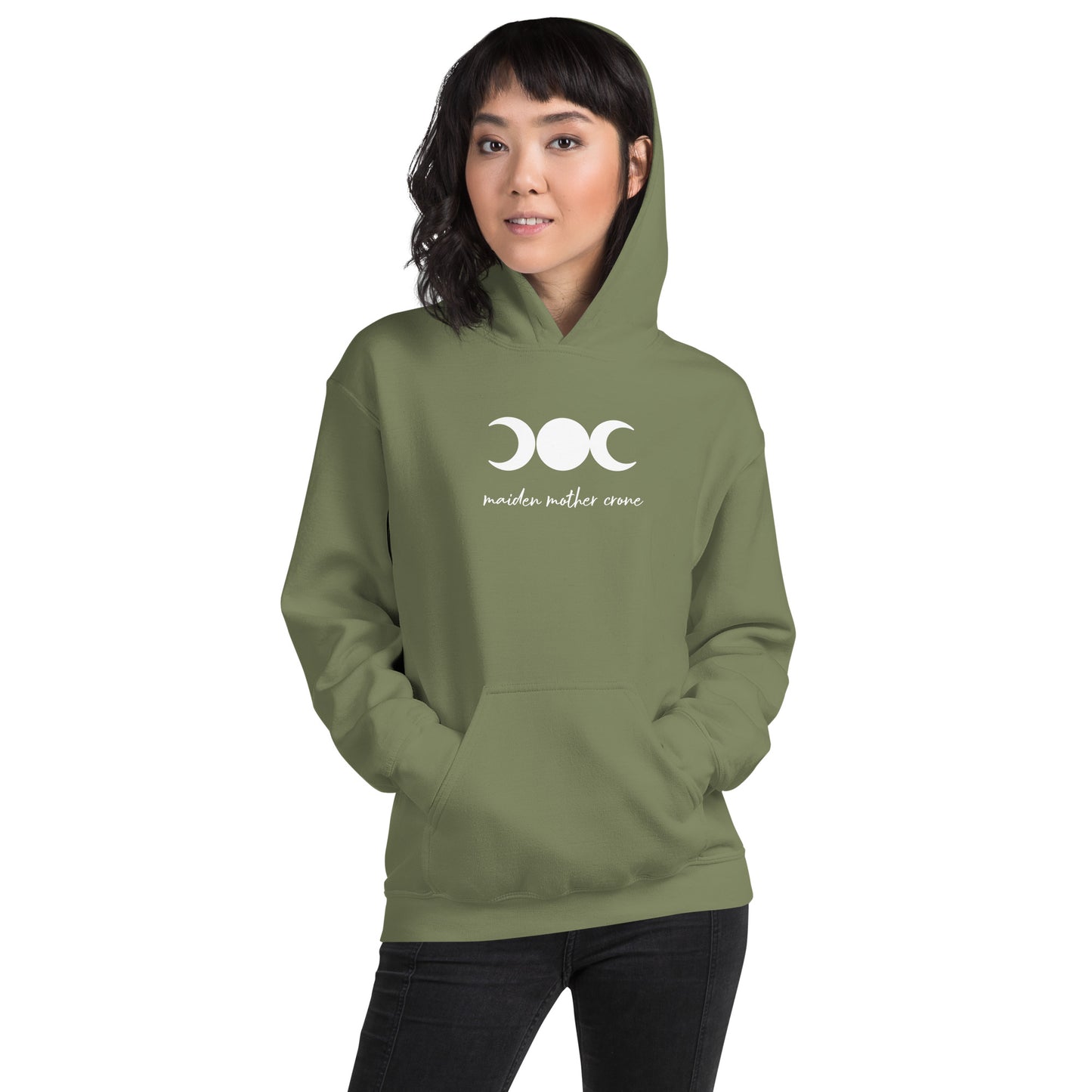 Unisex Heavy Blend Hoodie Triple Moon Goddess