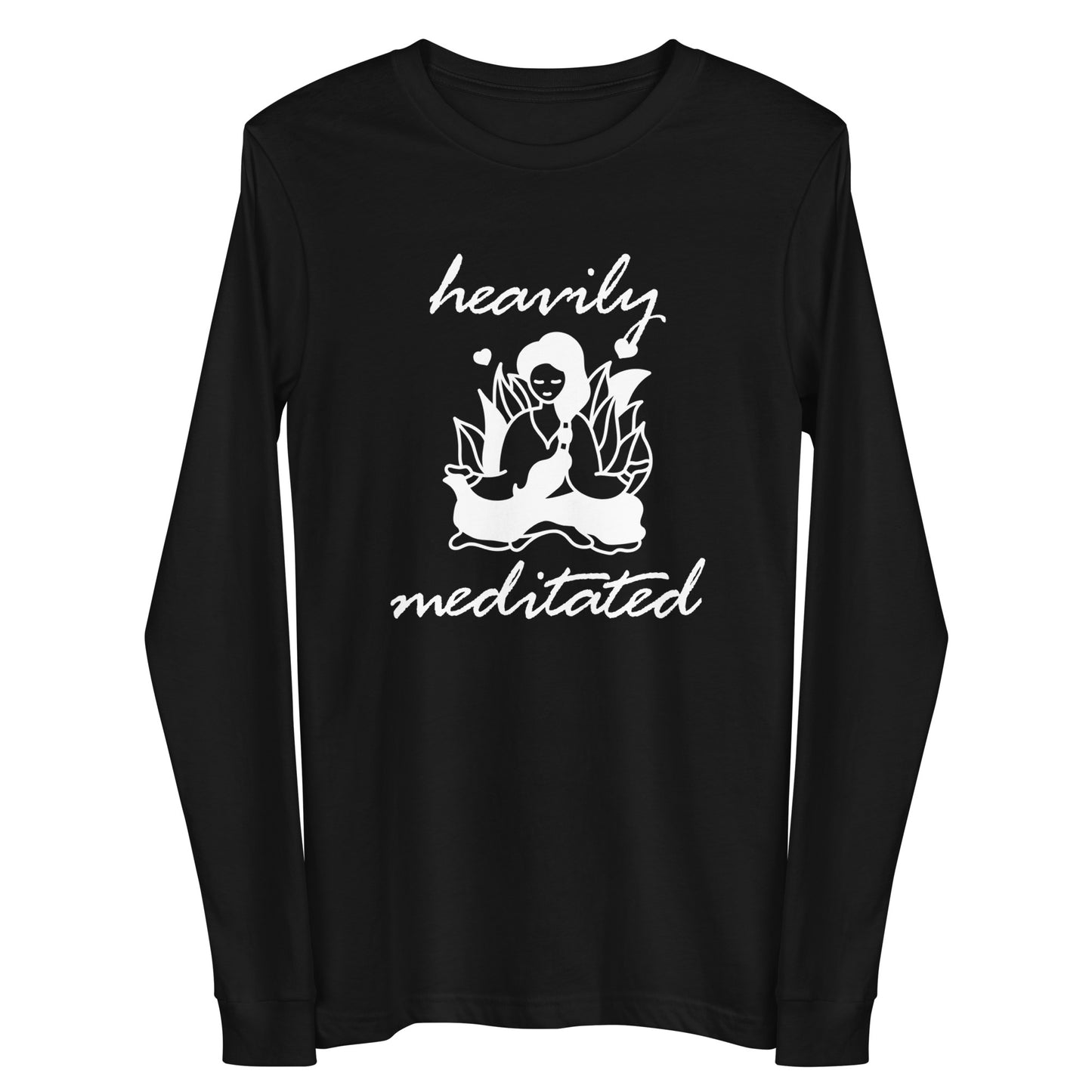 Unisex Long Sleeve Bella+Canvas Tee Heavily Meditated