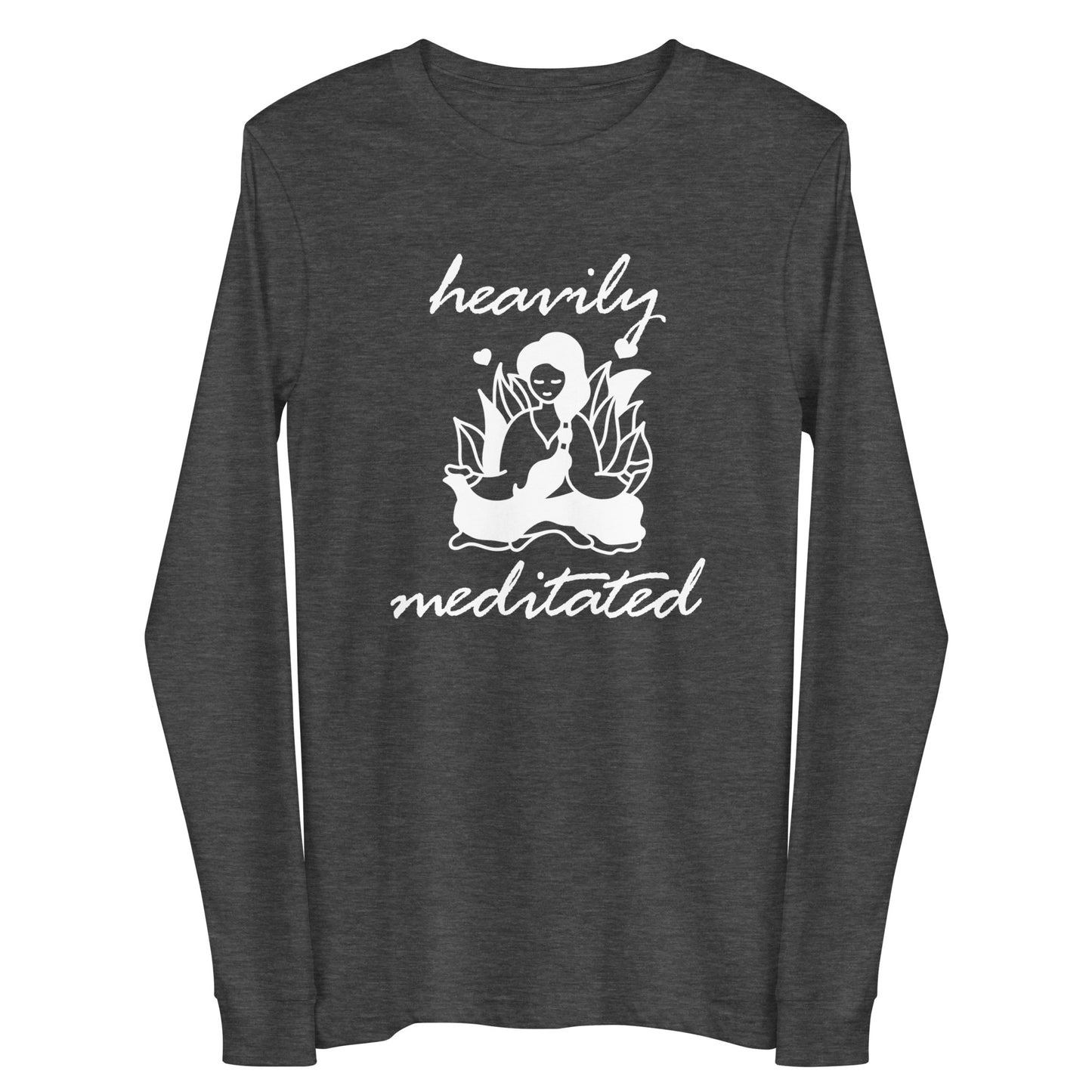 Unisex Long Sleeve Bella+Canvas Tee Heavily Meditated