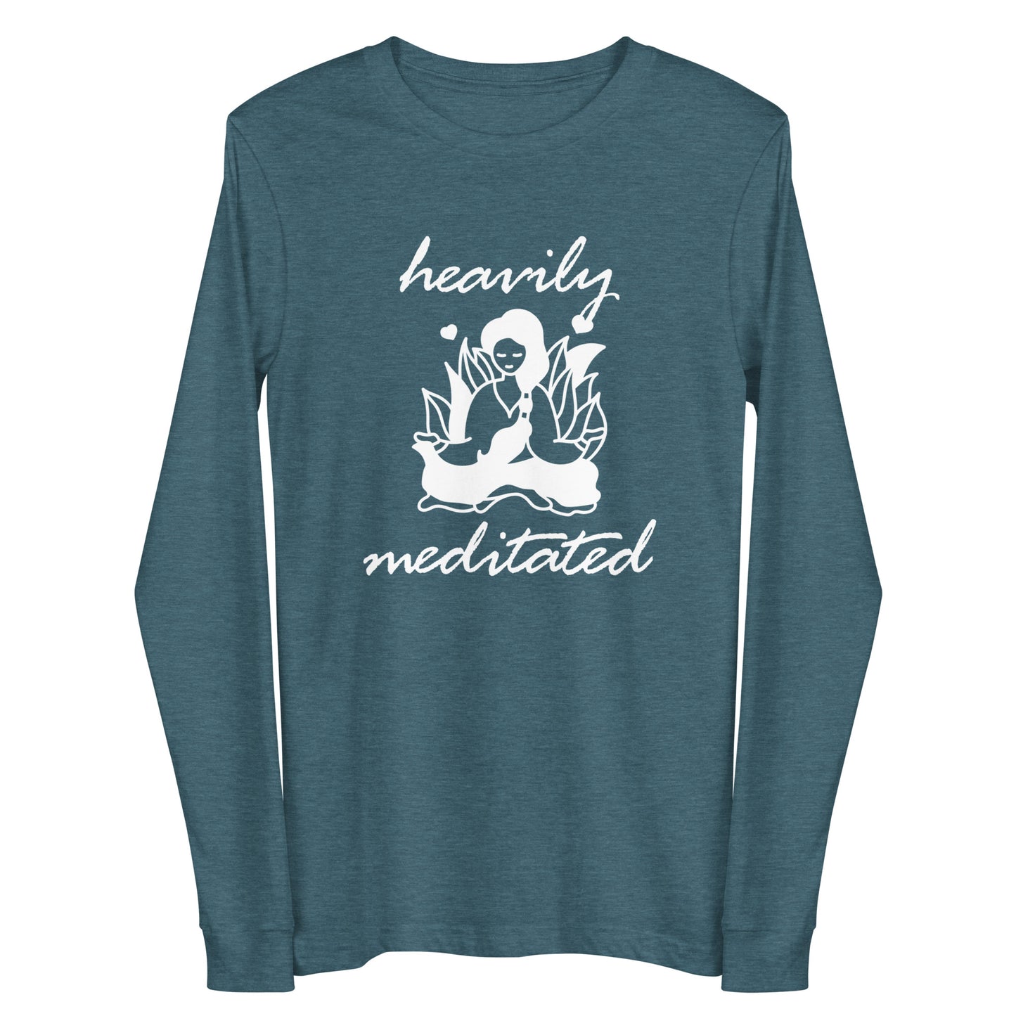 Unisex Long Sleeve Bella+Canvas Tee Heavily Meditated
