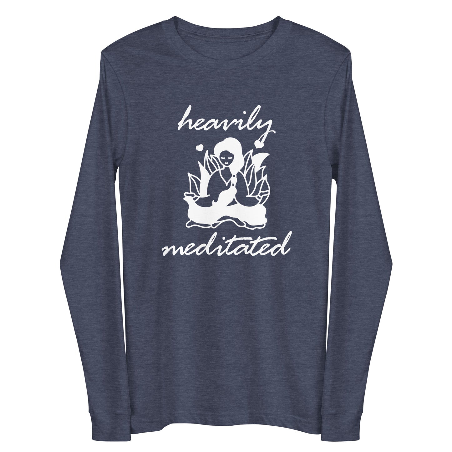 Unisex Long Sleeve Bella+Canvas Tee Heavily Meditated