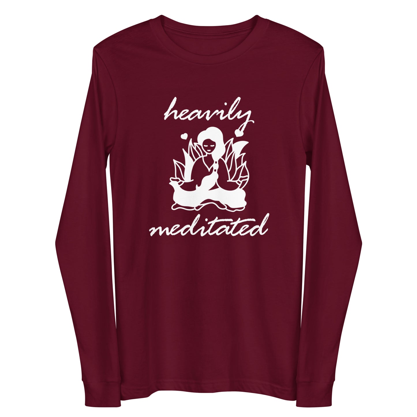 Unisex Long Sleeve Bella+Canvas Tee Heavily Meditated