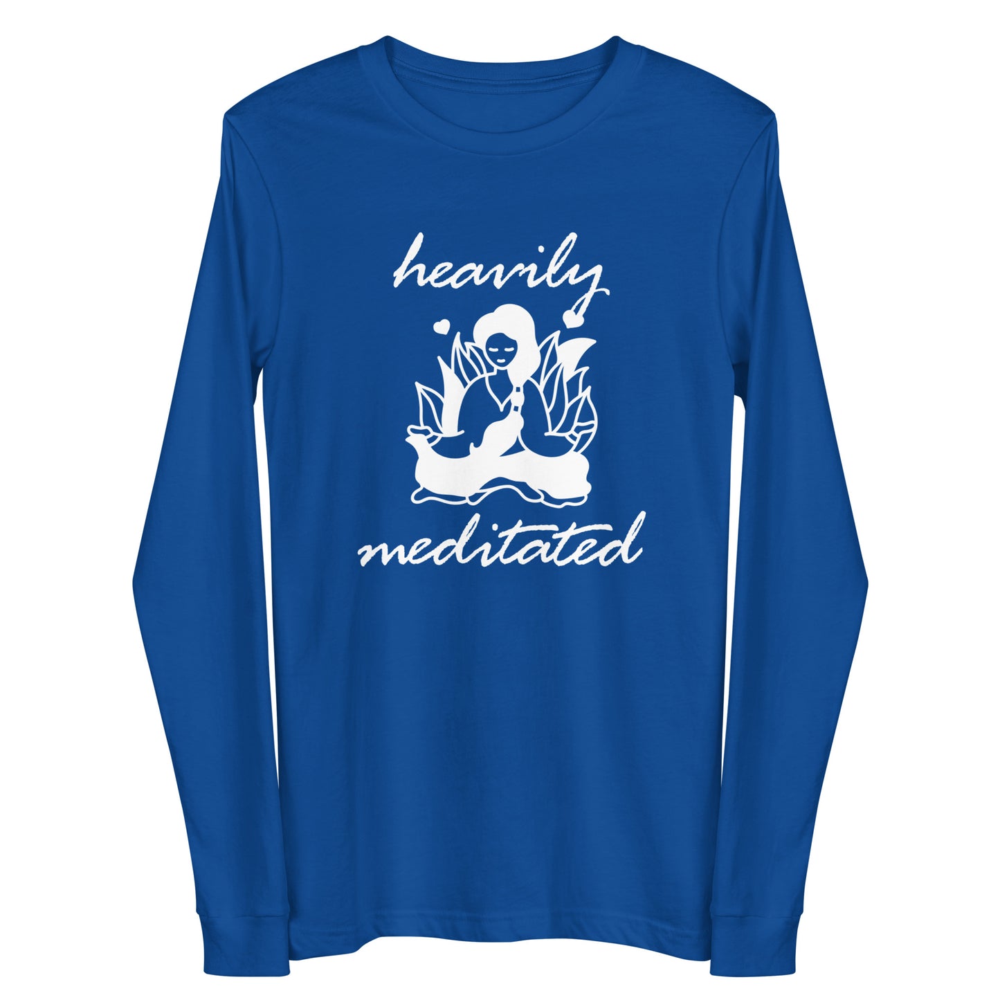 Unisex Long Sleeve Bella+Canvas Tee Heavily Meditated
