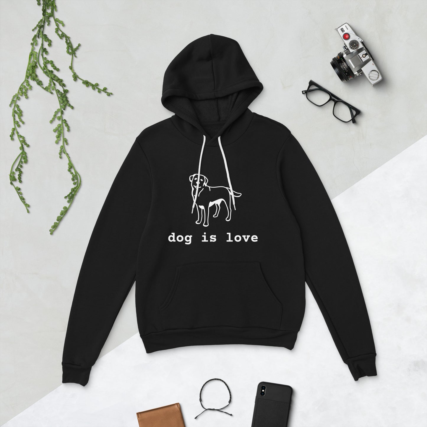 Unisex Heavy HoodieBlend Dog is Love