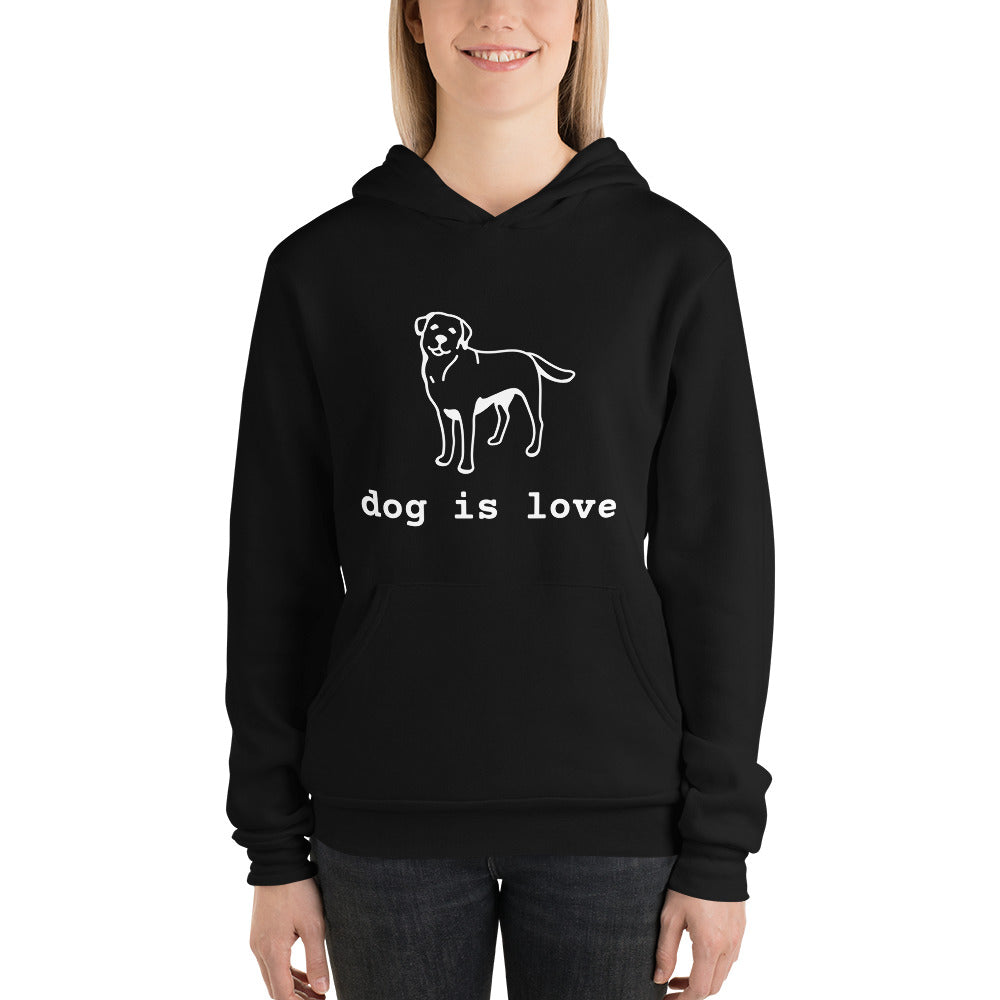 Unisex Heavy HoodieBlend Dog is Love