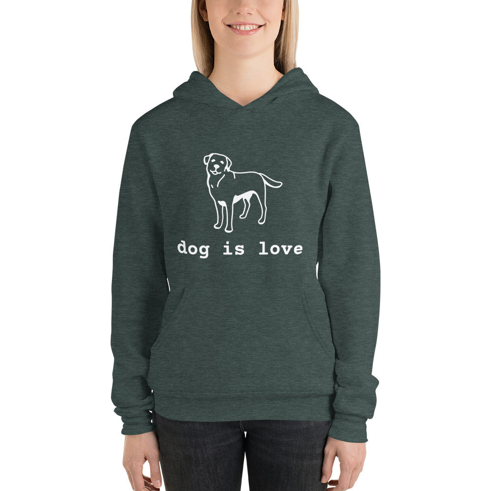 Unisex Heavy HoodieBlend Dog is Love