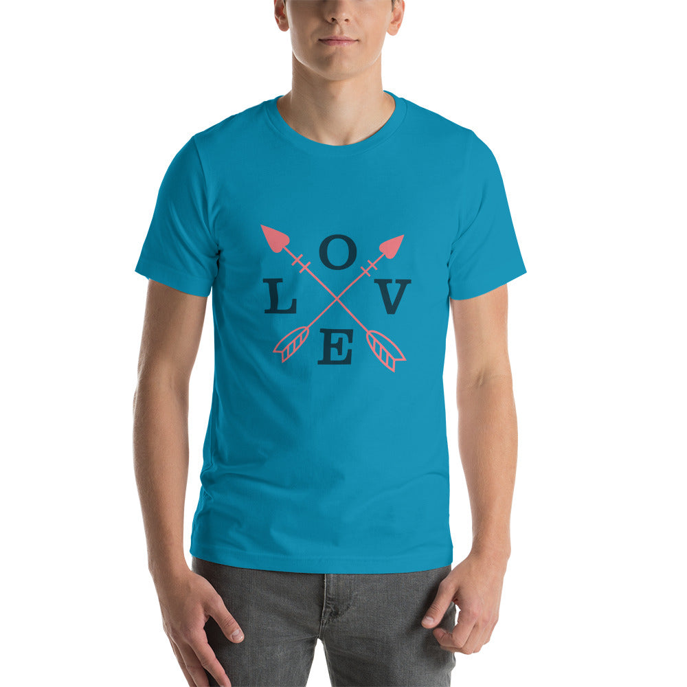 Unisex Short Sleeve Tee Love Arrows