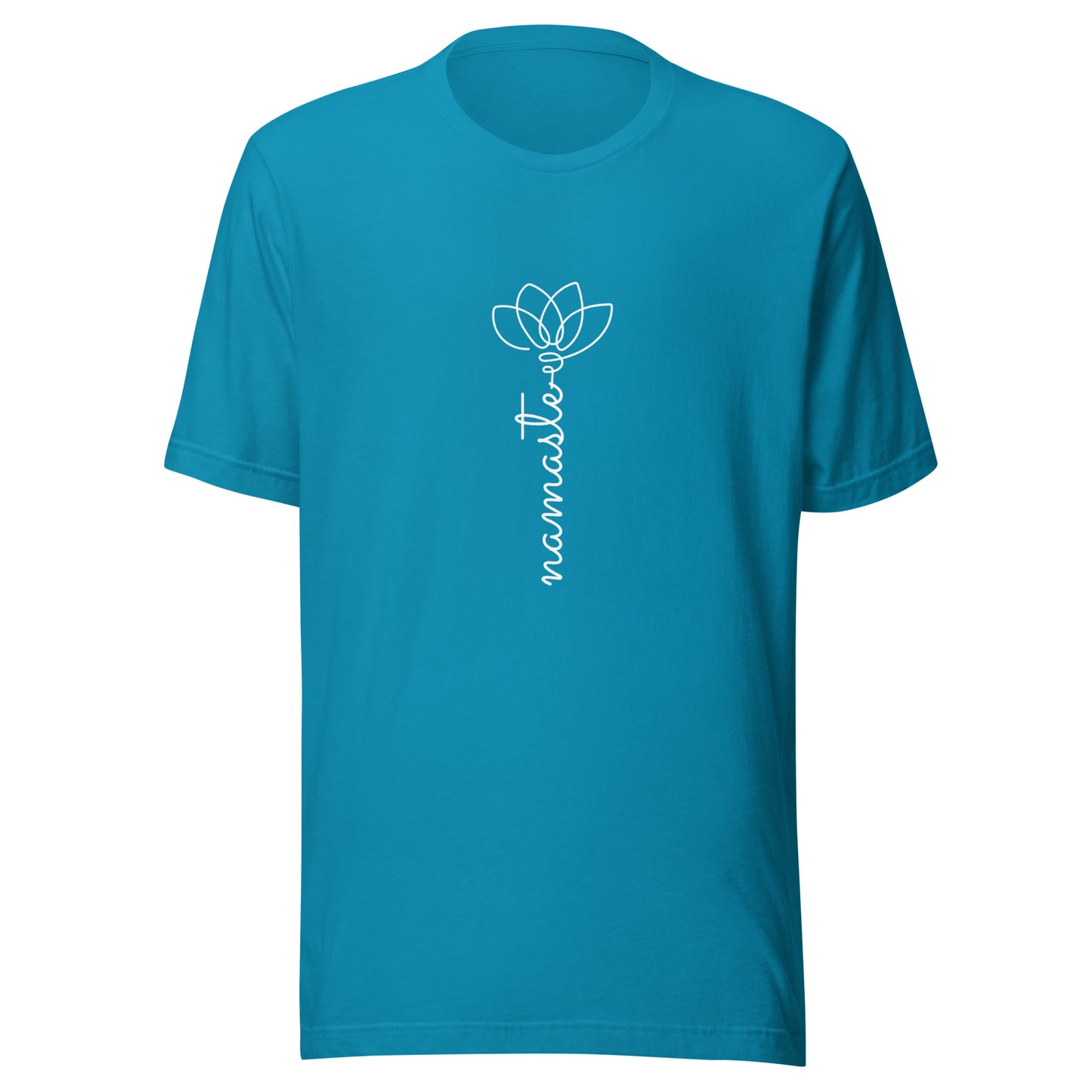 Unisex Short Sleeve Bella+Canvas Tee Namaste Lotus Line