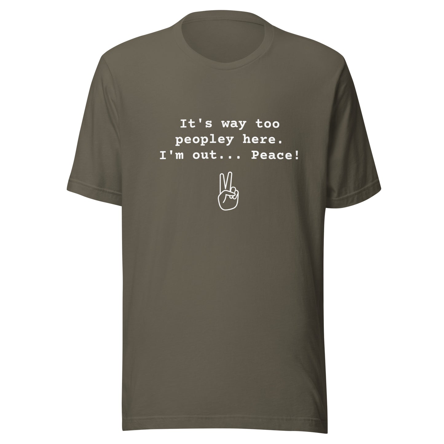 Unisex Bella+Canvas Tee Too Peopley