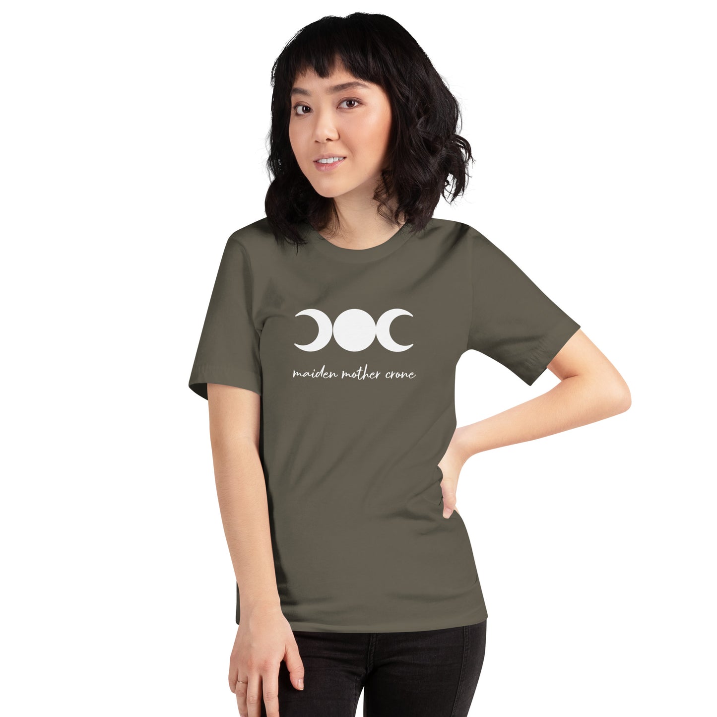 Unisex Short Sleeve Bella+Canvas Tee Triple Moon Goddess