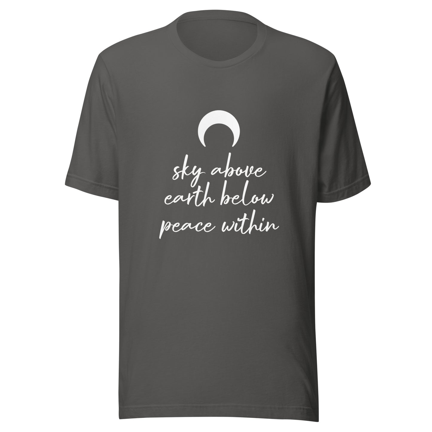 Unisex Short Sleeve Bella+Canvas Tee Crescent Moon Sky Above
