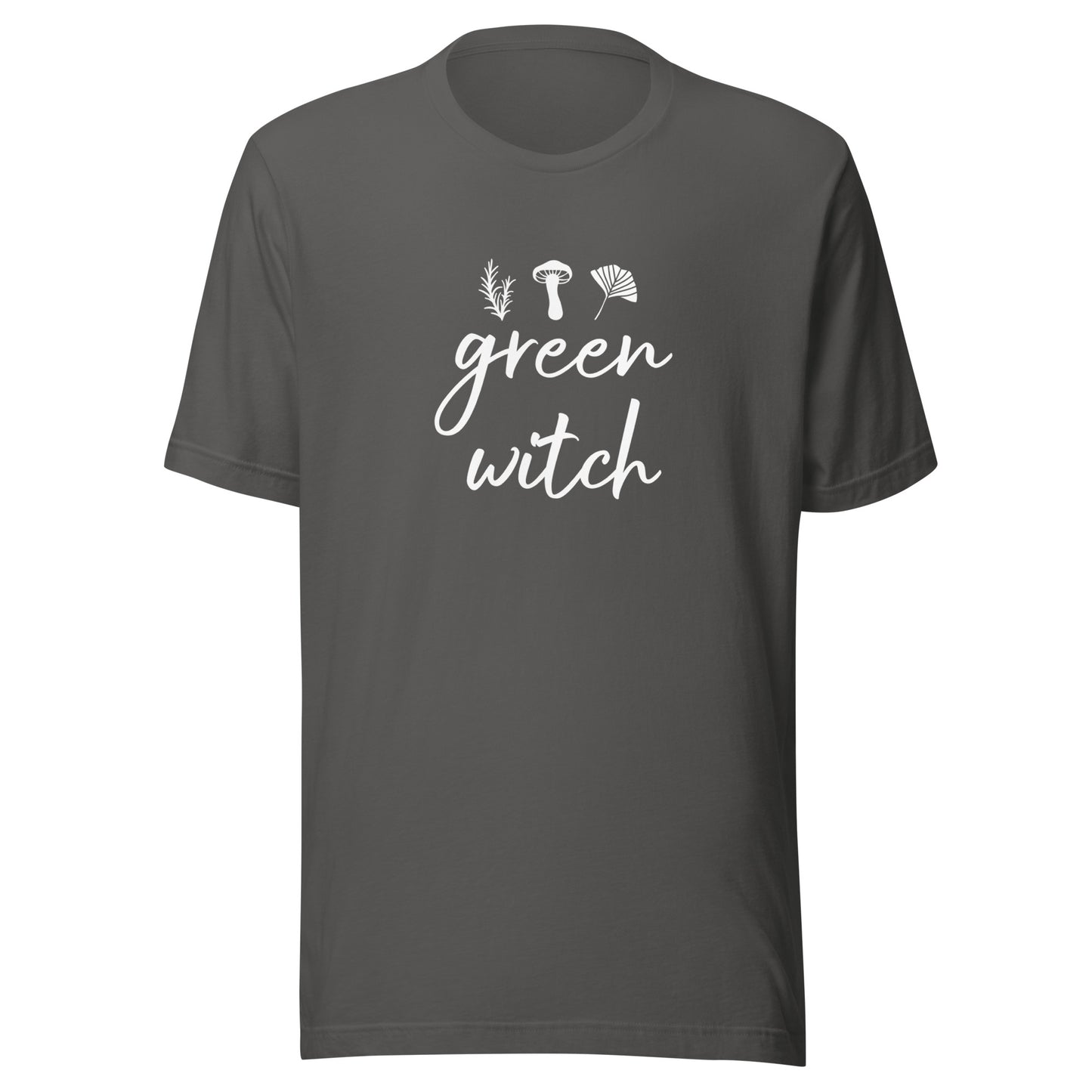 Unisex Short Sleev Bella+Canvas Tee Green Witch