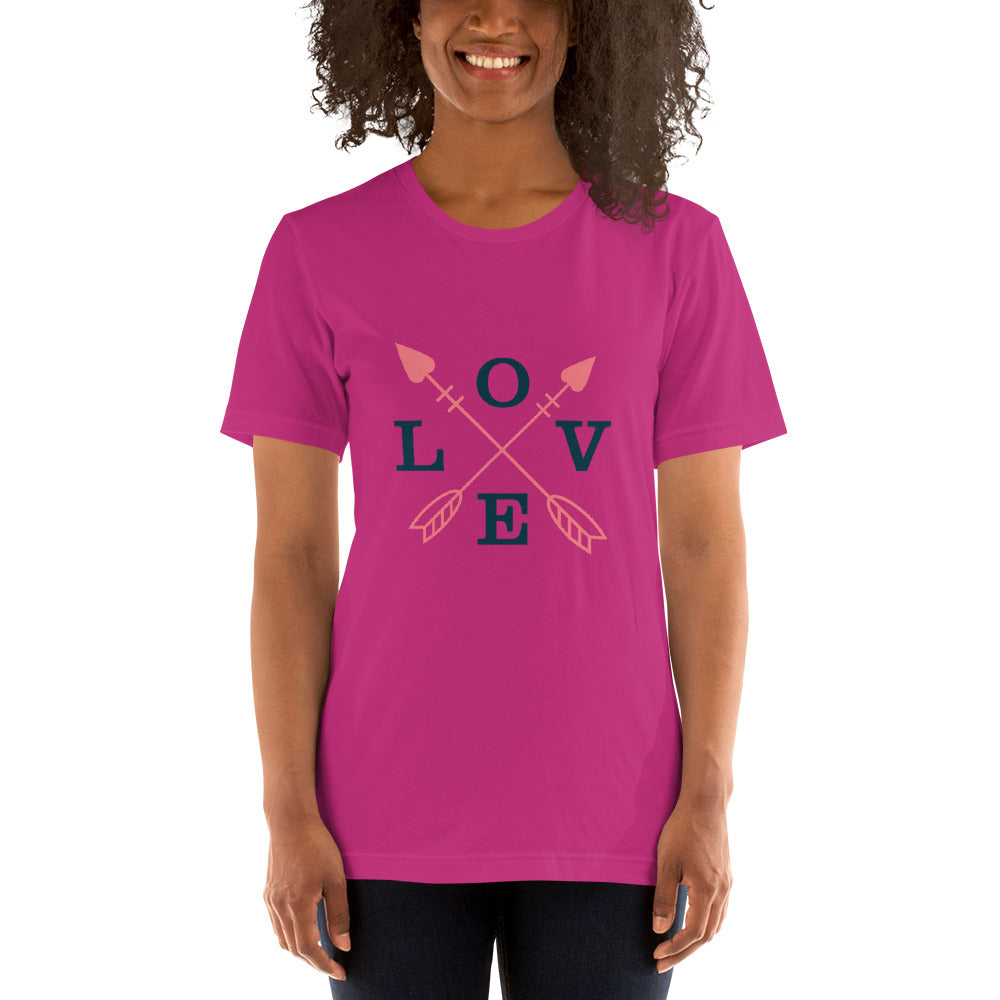 Unisex Short Sleeve Tee Love Arrows