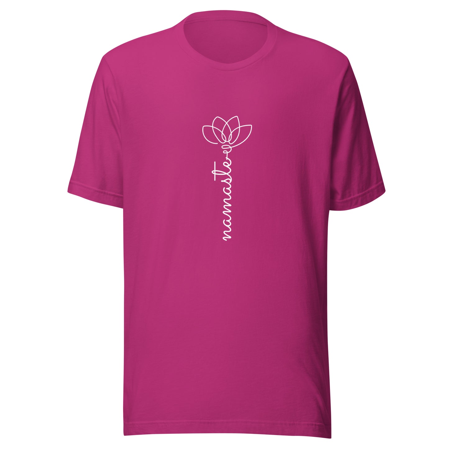 Unisex Short Sleeve Bella+Canvas Tee Namaste Lotus Line