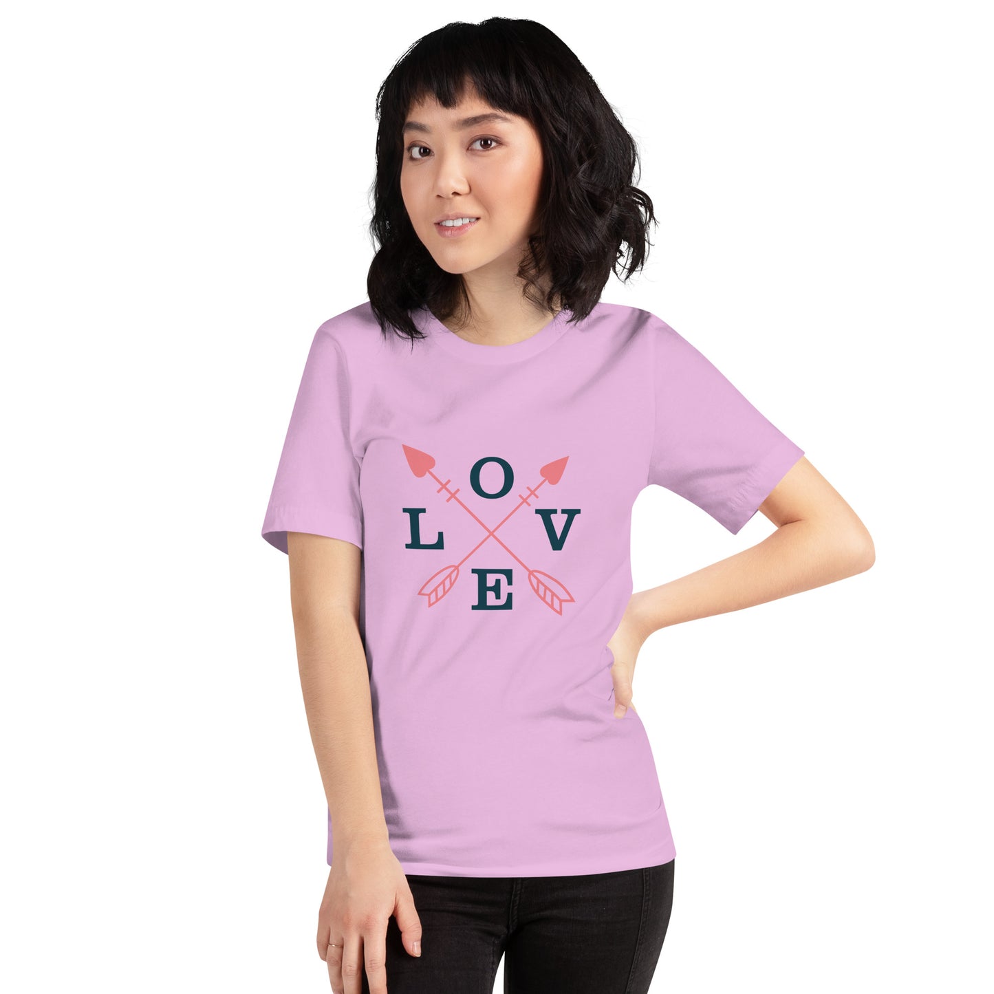 Unisex Short Sleeve Tee Love Arrows