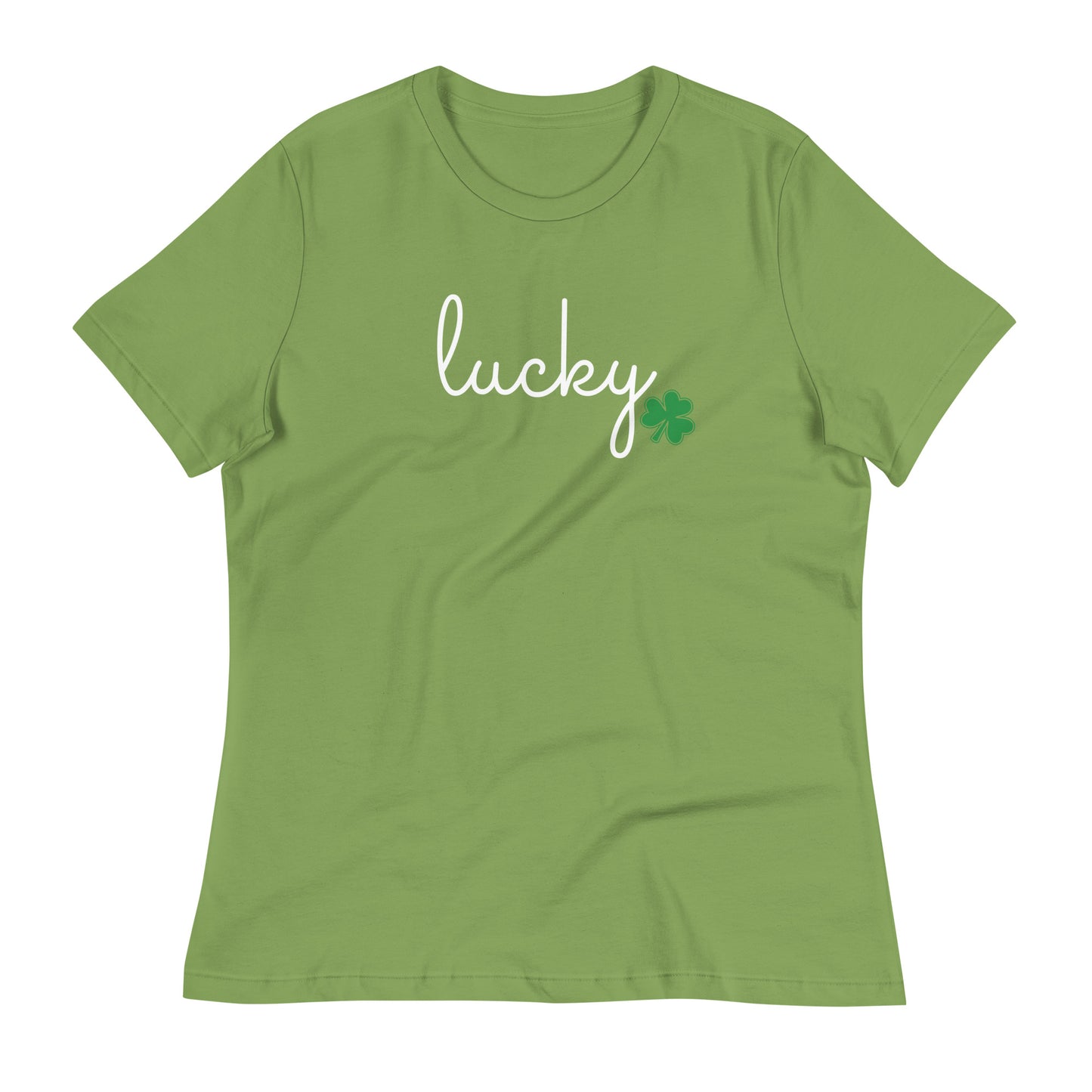 Women's Relaxed Fit Tee Lucky Clover