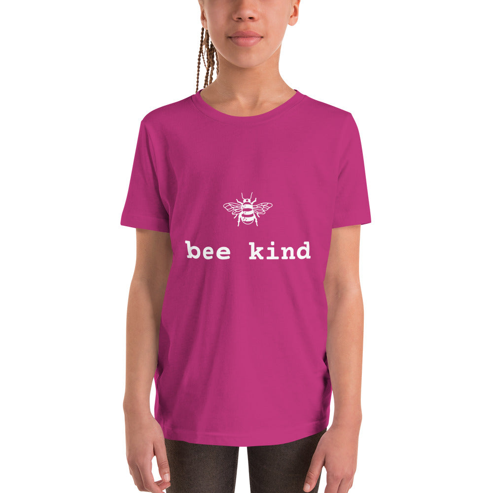 Youth Short Sleeve Bella+Canvas Tee Bee Kind
