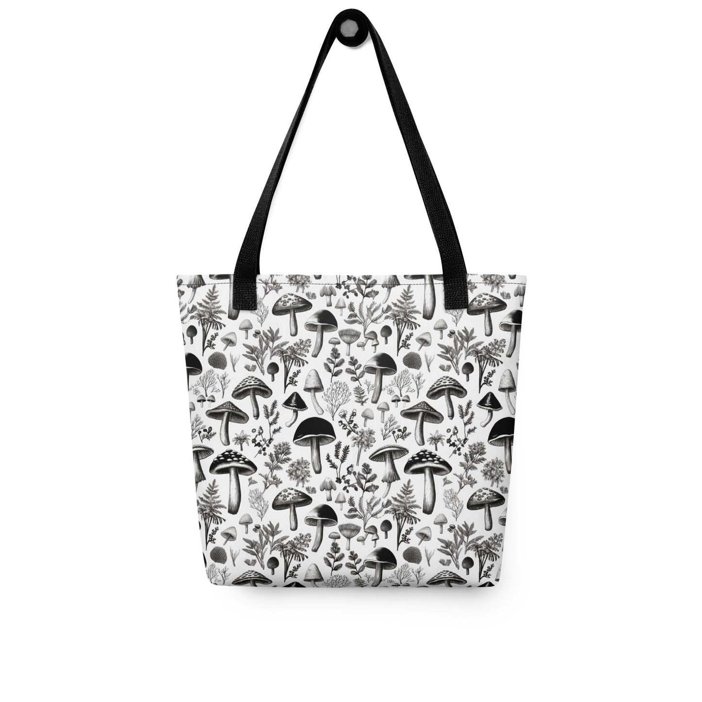 Tote Bag Monochromatic Mushies