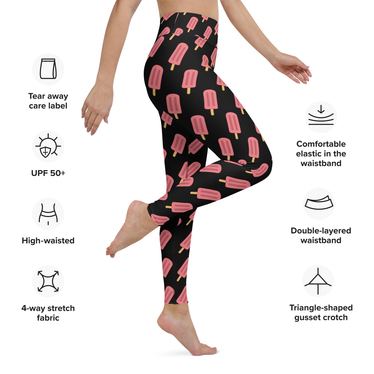 Women's Yoga Leggings Popscicle