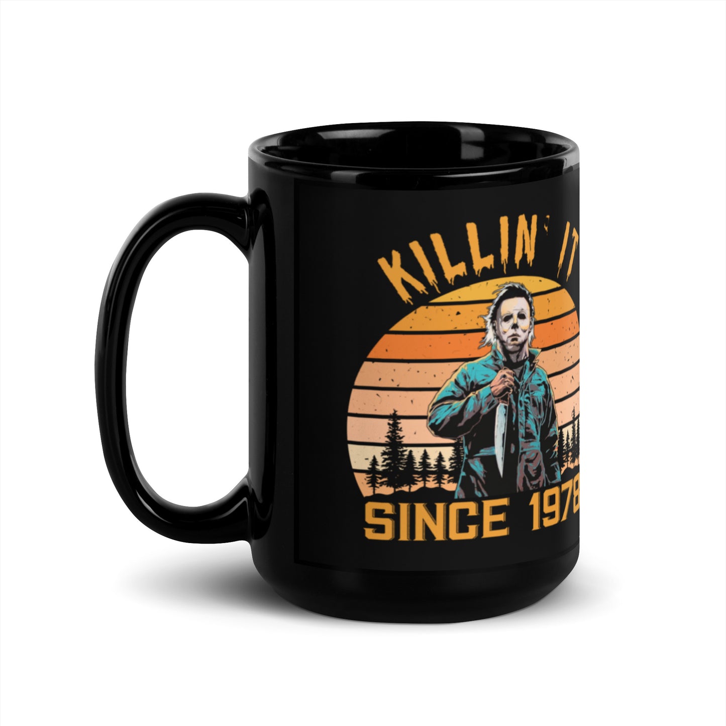 Black Glossy 15oz Mug Killin It Michael