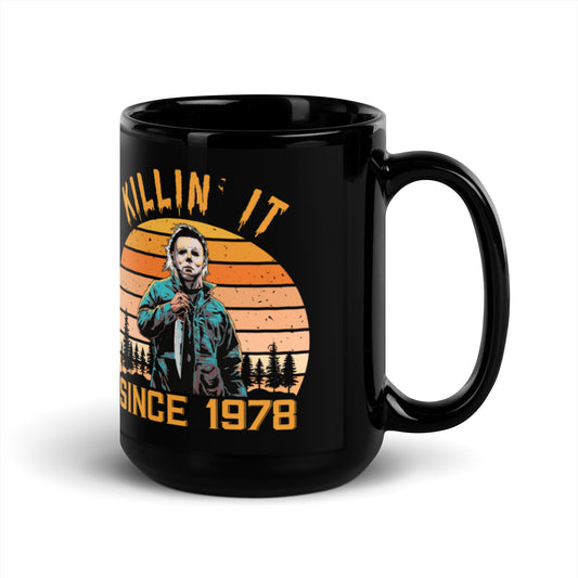 Black Glossy 15oz Mug Killin It Michael