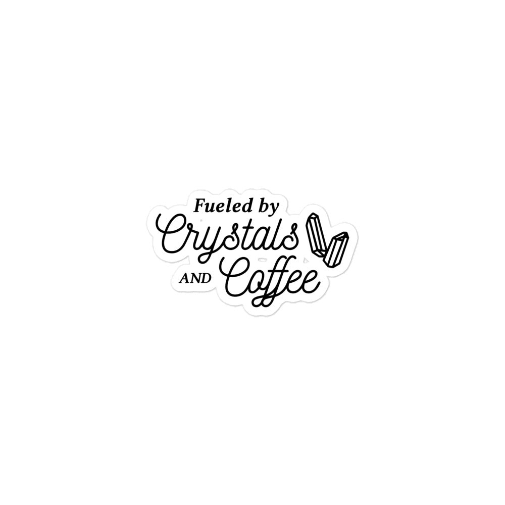 Bubble-Free Stickers Fueled By Crystals and Coffee