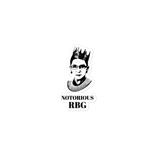 Bubble Free Stickers Notorious RBG