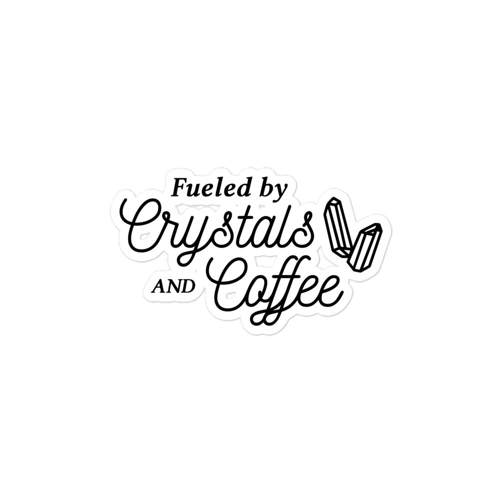 Bubble-Free Stickers Fueled By Crystals and Coffee